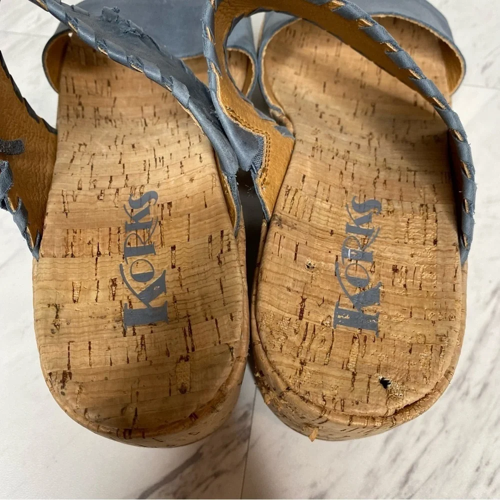 Korks Kendri Cork Wedge Sandal 8M